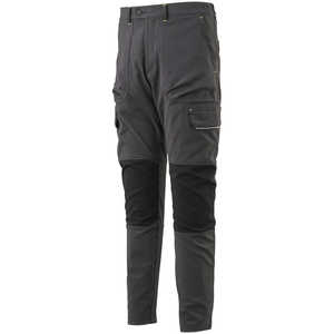 ミズノ ワークパンツ(春夏素材)[ユニセックス] L 08：チャコール×ブラック F2JF219408