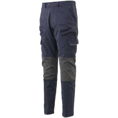 ミズノ　ワークパンツ(春夏素材)[ユニセックス] L 14：ネイビー×チャコール　F2JF219414 ミズノ ワークパンツ(春夏素材)[ユニセックス] S 14：ネイビー