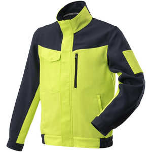 ミズノ ワークジャケット(春夏向け) ［ユニセックス］ 3XL-8 85：ネイビー×ライムグリーン F2JEA18385