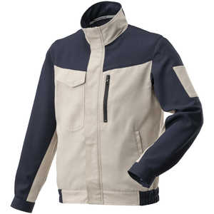 ミズノ ワークジャケット(春夏向け) ［ユニセックス］ 4XL-8 89：ネイビー×ベージュ F2JEA18389