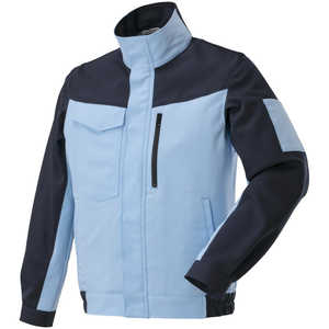 ミズノ ワークジャケット(通年向け) ［ユニセックス］ M 82：ネイビー×サックス F2JEA18682