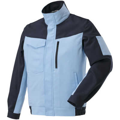 ミズノ　ワークジャケット(通年向け) ［ユニセックス］ XL 82：ネイビー×サックス　F2JEA18682 ミズノ ワークジャケット(通年向け) ［ユニセックス］ XL 82：ネイビー