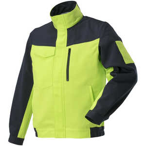 ミズノ ワークジャケット(通年向け) ［ユニセックス］ 3XL-8 85：ネイビー×ライムグリーン F2JEA18685