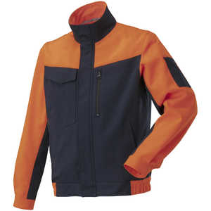 ミズノ ワークジャケット(通年向け) ［ユニセックス］ S 86：オレンジ×ネイビー F2JEA18686