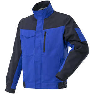 ミズノ ワークジャケット(通年向け) ［ユニセックス］ S 87：ネイビー×ブルー F2JEA18687