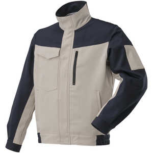 ミズノ ワークジャケット(通年向け) ［ユニセックス］ M 89：ネイビー×ベージュ F2JEA18689