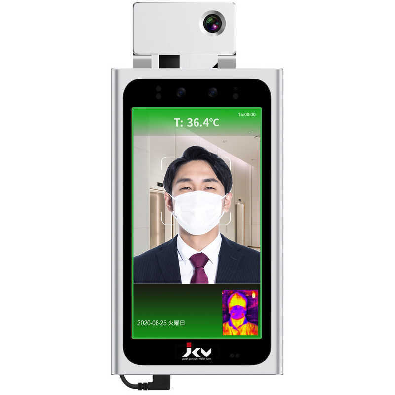 日本コンピュータビジョン株式会社 日本コンピュータビジョン株式会社 顔認証機能AI温度検知 SenseThunder-Mini Pro卓上タイプ　顔認証機能付 SenseThunder  HWSOSSTM1045 HWSOSSTM1045