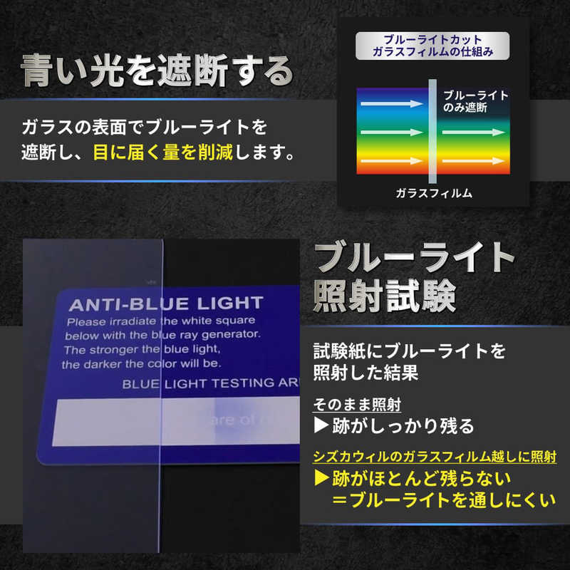 SHIZUKAWILL SHIZUKAWILL Xperia 5 SO-01M SOV41 BLC 全面保護 ガラスフィルム SOX5GLBKBC SOX5GLBKBC