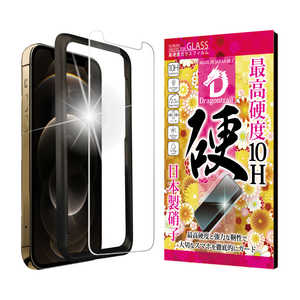 shizukawill iPhone 12/12Pro ガラスフィルム ドラゴントレイル10H 貼付ガイド付 ガイド付 APIP12PDTGLW