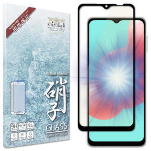 SHIZUKAWILL Galaxy A32 5G SCG08 BLC 全面保護 ガラスフィルム 黒縁 Shizukawill ブルーライトカット SAGAA32GLBKBC