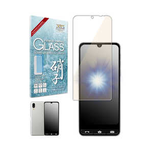 shizukawill シンプルスマホ6/BASIO active ブルーライトカット ガラスフィルム ブルーライトカット SHSS6GLBC