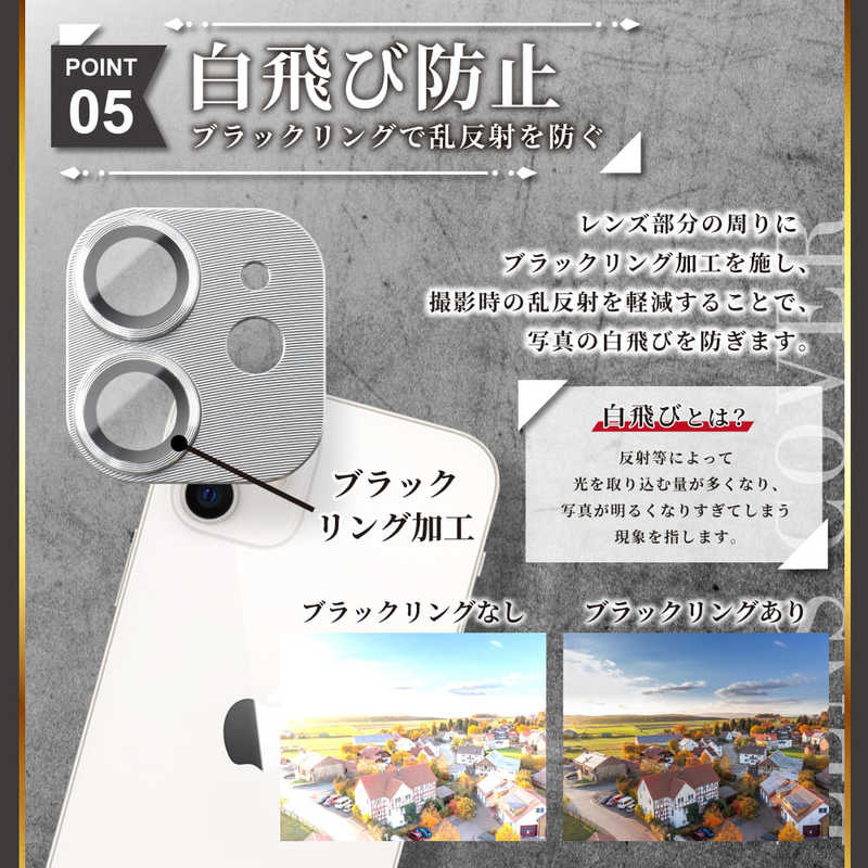 SHIZUKAWILL SHIZUKAWILL iPhone 11 Pro/Pro Max カメラレンズ 保護カバーガラス APIP11PRFSIGL APIP11PRFSIGL