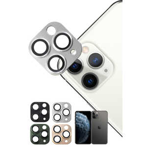 SHIZUKAWILL iPhone 11 Pro/Pro Max カメラレンズ 保護カバーガラス APIP11PRFSIGL