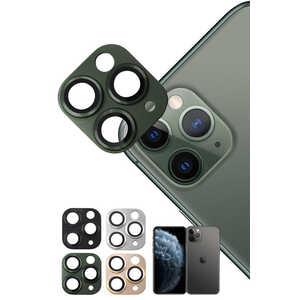 SHIZUKAWILL iPhone 11 Pro/Pro Max カメラレンズ 保護カバーガラス APIP11PRFGNGL