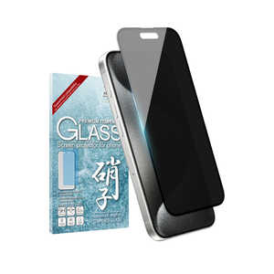 SHIZUKAWILL iPhone15 Pro 饹ե ɻ  ֥å APIP15PNOGLBK