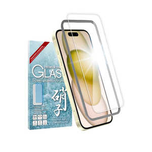 SHIZUKAWILL iPhone15 Plus ガラスフィルム ガイド枠付キ 高透明 APIP15MGLW SHIZUKAWILL iPhone15 Plus ガラスフィルム ガイド枠付キ 高透明 APIP15MGLW