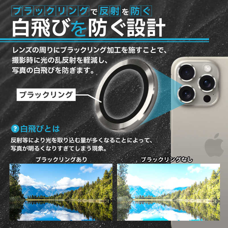 SHIZUKAWILL SHIZUKAWILL iPhone 12/12 mini レンズフィルム カメラ保護 ガラスフィルム APIP12RCBGL APIP12RCBGL