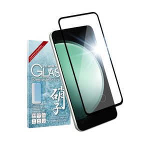 shizukawill Galaxy S23 FE SCG24 全面保護 ガラスフィルム 黒縁 9H SAGAS23FGLBK