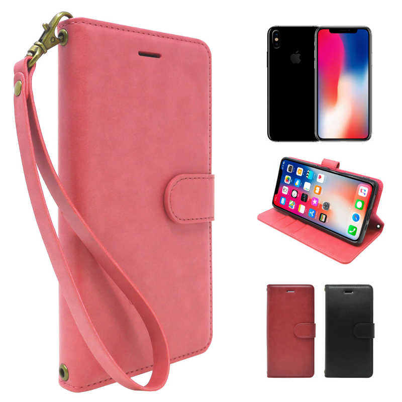 SHIZUKAWILL SHIZUKAWILL iPhone X 手帳型 グレイスケース APIPXSADR APIPXSADR