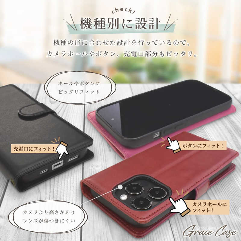 SHIZUKAWILL SHIZUKAWILL iPhone X 手帳型 グレイスケース APIPXSADR APIPXSADR