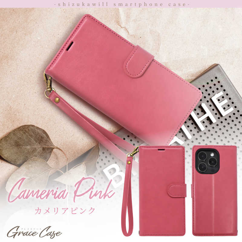 SHIZUKAWILL SHIZUKAWILL iPhone X 手帳型 グレイスケース APIPXSADR APIPXSADR