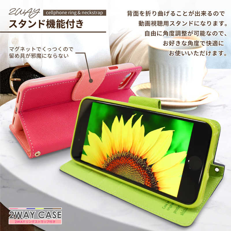 SHIZUKAWILL SHIZUKAWILL Google Pixel3a 2WAYストラップ付 手帳型 GOPI3ABL GOPI3ABL