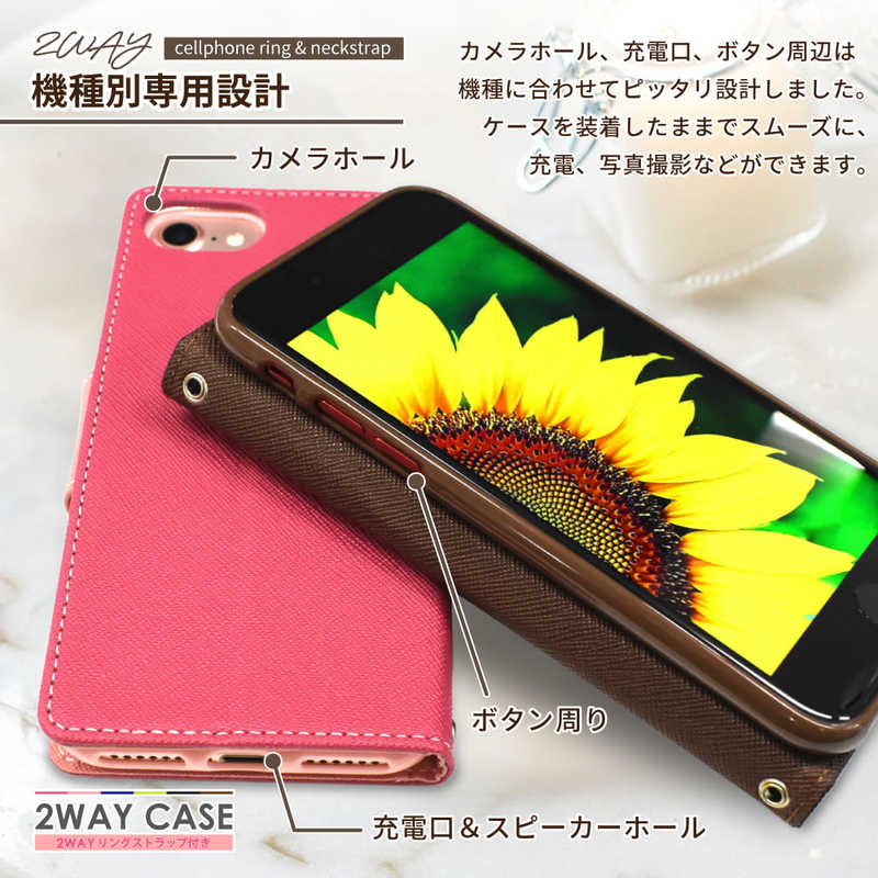 SHIZUKAWILL SHIZUKAWILL Google Pixel3a 2WAYストラップ付 手帳型 GOPI3ABL GOPI3ABL