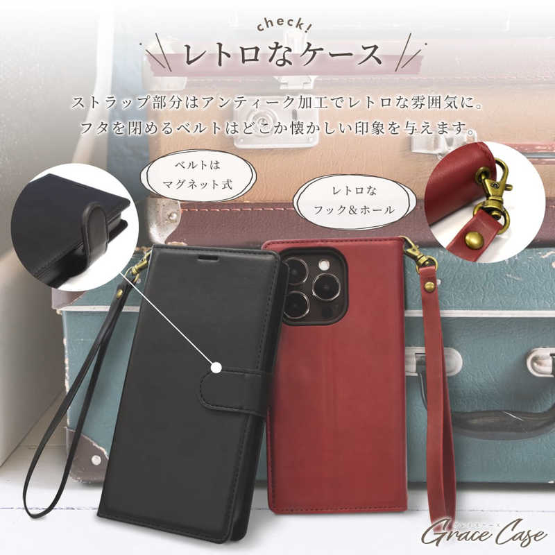SHIZUKAWILL SHIZUKAWILL iPhone SE 第3世代/第2世代/8/7専用 手帳型 グレイスケース カメリアピンク APIP8SADR APIP8SADR
