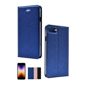 SHIZUKAWILL iPhone SE 第3世代/第2世代/8/7専用 手帳型 スリムケース APIP8SLDEBL