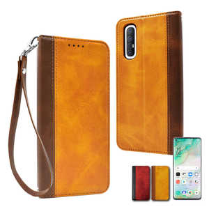 shizukawill OPPO Reno3 5G �蒠�^ �{�v�� ���U�[�P�[�X Shizukawill YE×BR OPR3BIBDB