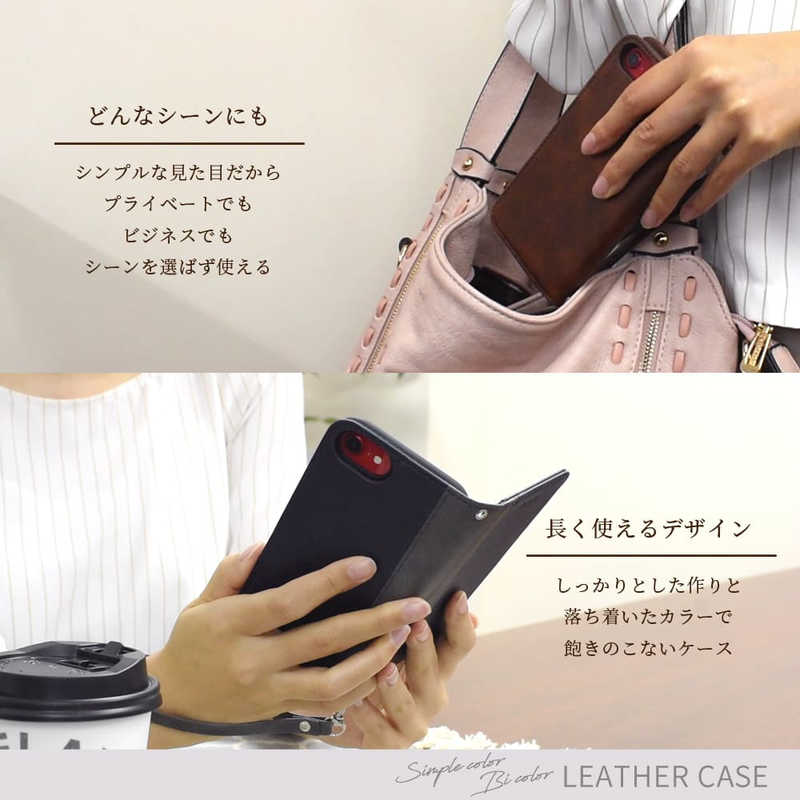 SHIZUKAWILL SHIZUKAWILL Google Pixel4a 手帳型 本革調 レザーケース Shizukawill ダークブラウン GOPI4ADBR GOPI4ADBR