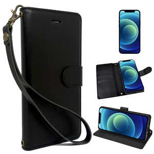 SHIZUKAWILL iPhone 12 mini 手帳型 グレイスケース リッチブラック APIP12SIBK SHIZUKAWILL iPhone 12 mini 手帳型 グレイスケース リッチブラック APIP12SIBK