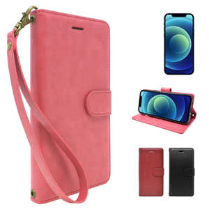 SHIZUKAWILL iPhone 12 mini 手帳型 グレイスケース カメリアピンク APIP12SADR SHIZUKAWILL iPhone 12 mini 手帳型 グレイスケース カメリアピンク APIP12SADR