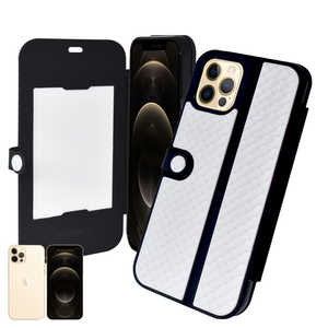 SHIZUKAWILL iPhone12/12Pro 手帳型 ケース 彩メッシュ ホワイト APIP12PMWH SHIZUKAWILL iPhone12/12Pro 手帳型 ケース 彩メッシュ ホワイト APIP12PMWH