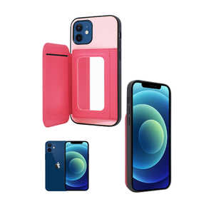 shizukawill iPhone 12 mini ミラーケース アイナ ピンク APIP12AYPI