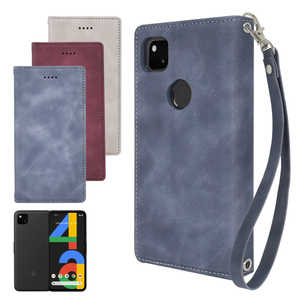 SHIZUKAWILL Google Pixel4a 手帳型 アイファンデ2 Shizukawill ブルー GOPI4AIF2BL