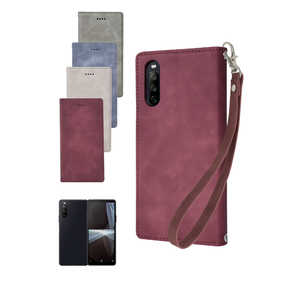 shizukawill Xperia10 iii / 10iii Lite 手帳型 ケース アイファンデ2 クリムゾン SOX10M3IF2CR