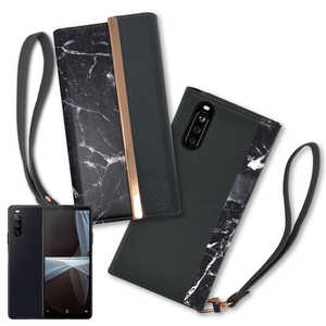 shizukawill Xperia 10 iii / 10 iii Lite �蒠�^ �A�C�t�@���f �X�g���b�v�z�[���t �P�[�X �u���b�N SOX10M3CABK