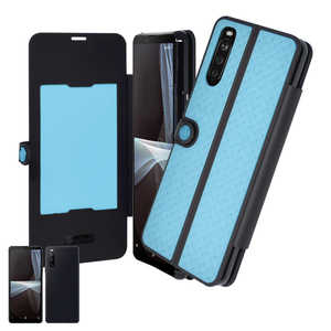 SHIZUKAWILL Xperia10III / 10III Lite 手帳型 ケース 彩メッシュ ブルー SOX10M3MBL SHIZUKAWILL Xperia10III / 10III Lite 手帳型 ケース 彩メッシュ ブルー SOX10M3MBL