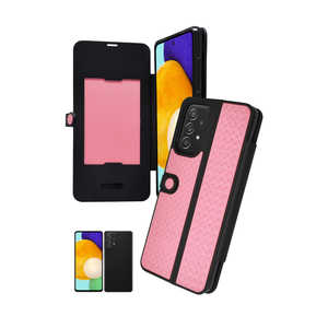 SHIZUKAWILL Galaxy A52 5G SC-53B 手帳型 サイメッシュ Shizukawill ピンク SAGAA52MPI
