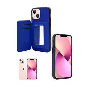 SHIZUKAWILL iPhone 13mini ミラーケース アイナ Blue APIP13MAYBL SHIZUKAWILL iPhone 13mini ミラーケース アイナ Blue APIP13MAYBL