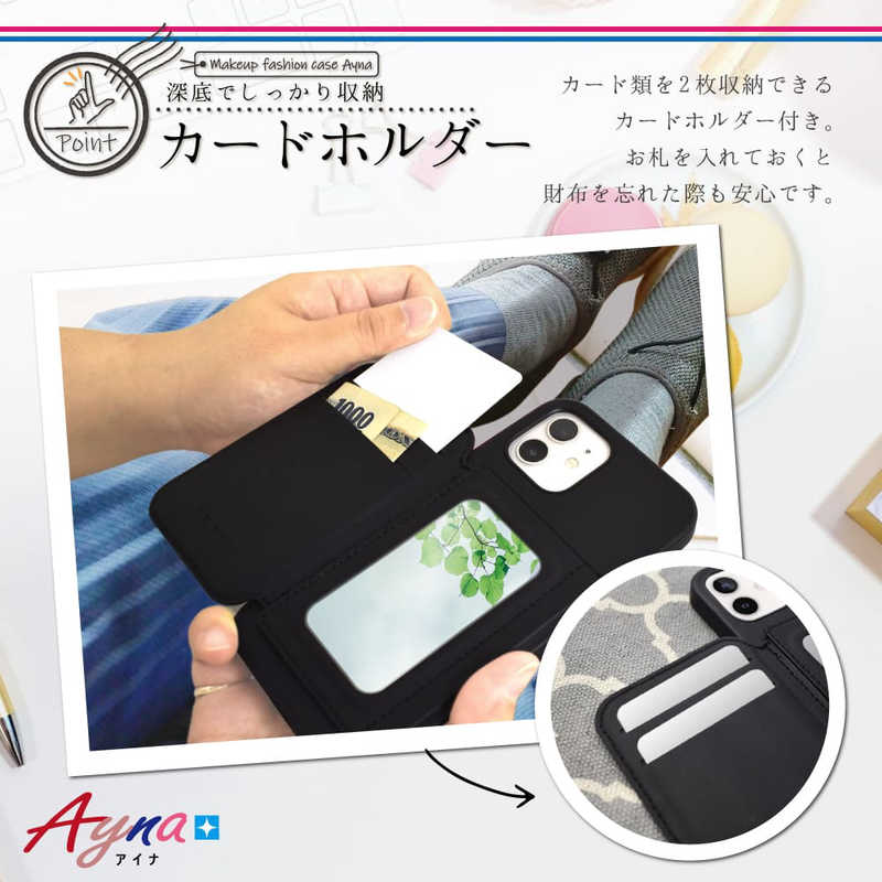 SHIZUKAWILL SHIZUKAWILL iPhone 13 ミラーケース アイナ Pink APIP13AYPI APIP13AYPI
