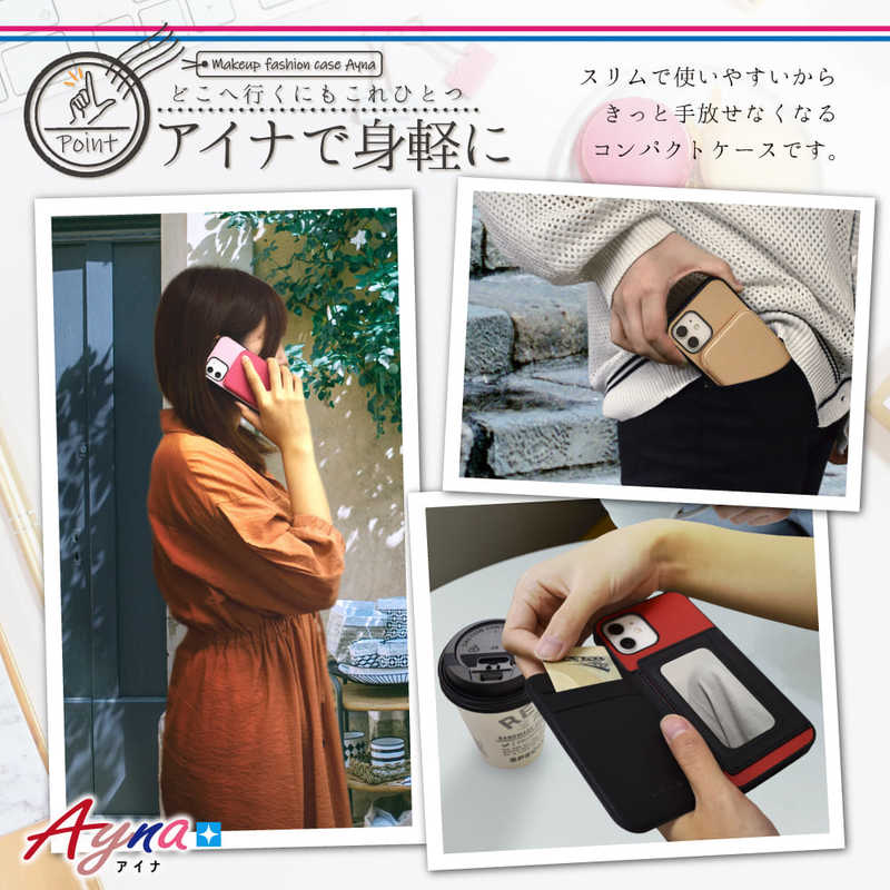 SHIZUKAWILL SHIZUKAWILL iPhone 13 ミラーケース アイナ Pink APIP13AYPI APIP13AYPI