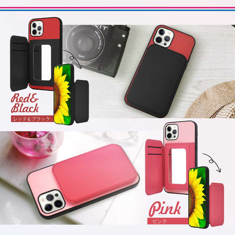 SHIZUKAWILL SHIZUKAWILL iPhone 13 ミラーケース アイナ Pink APIP13AYPI APIP13AYPI