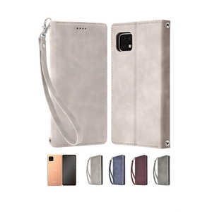 shizukawill AQUOS sense6s / sense6 手帳型 アイファンデ2 Shizukawill グレー SHAQSE6IF2GR