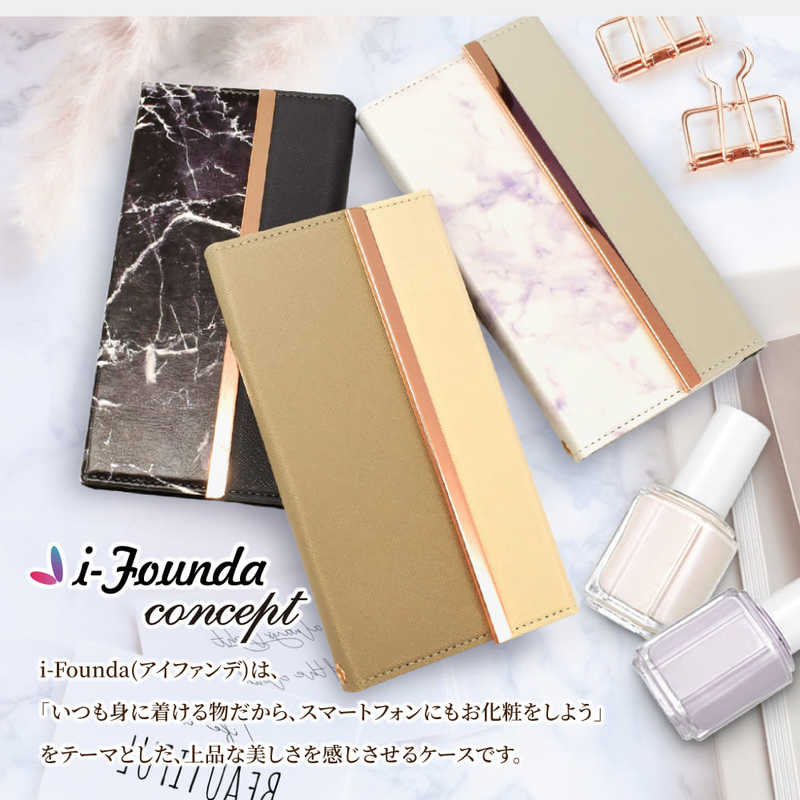 SHIZUKAWILL SHIZUKAWILL Xperia5 iii SO-53B SOG05 アイファンデ ストラップ付 手帳型 ケース ブラック SOX5M3CABK SOX5M3CABK