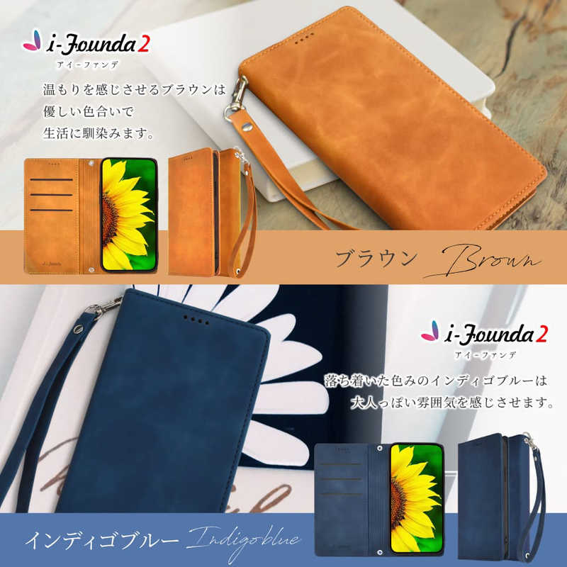 SHIZUKAWILL SHIZUKAWILL Xperia5 iii SO-53B SOG05 アイファンデ2 手帳型 ケース ブルー SOX5M3IF2BL SOX5M3IF2BL