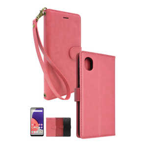 shizukawill Galaxy A22 5G �蒠�^ �O���C�X�P�[�X �s���N SAGAA22SADR
