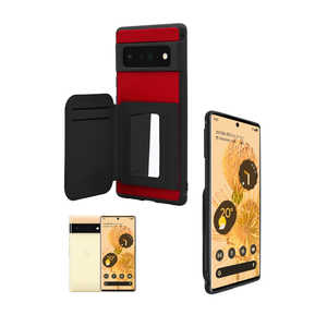 shizukawill Google Pixel6 Pro �P�[�X �A�C�i Ayna ���t�P�[�X �X�}�z�P�[�X Red Black ���b�h�u���b�N GOPI6PAYRB