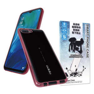 SHIZUKAWILL OPPO RenoA サイドメッキ クリアケース ローズ×クリア OPRACLRO